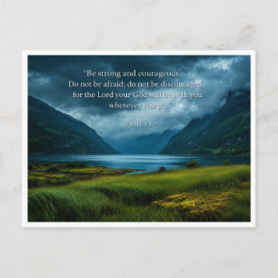 Faith Printable Inspirational Bible Quotes Postcard
