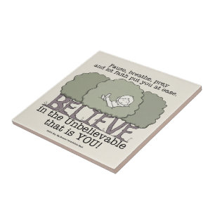 Faith Put You at Ease Ceramic Tile