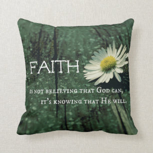 Faith Quote Cushion