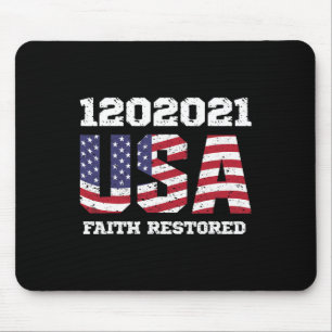 Faith Restored Joe Biden Kamala Harris Inauguratio Mouse Pad