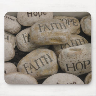 Faith Rocks Mouse Pad
