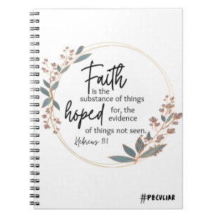 Faith Scripture Spiral Notebook