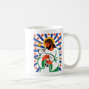 Faith Shepherd Lamb Peaceful Divine Spiritual Desi Coffee Mug