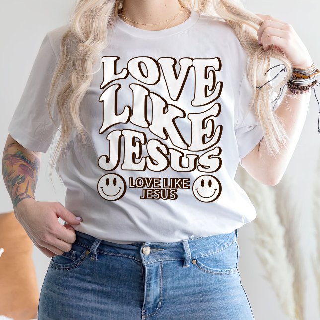 Faith Shirt, Jesus Gifts, Love Like Jesus T-Shirt (Creator Uploaded)