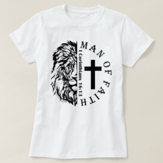 Faith Shirt, Man Of Faith Christian Boho T-Shirt