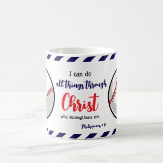 Faith Sports Baseball Softball Coach Philippians Coffee Mug