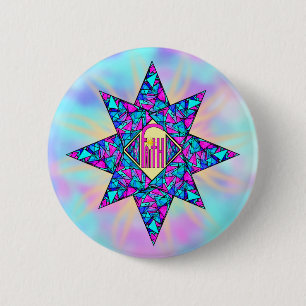 Faith ~ Star 6 Cm Round Badge