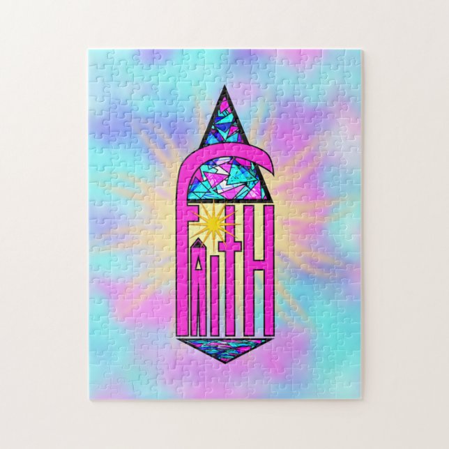 Faith ~ Steeple Jigsaw Puzzle (Vertical)