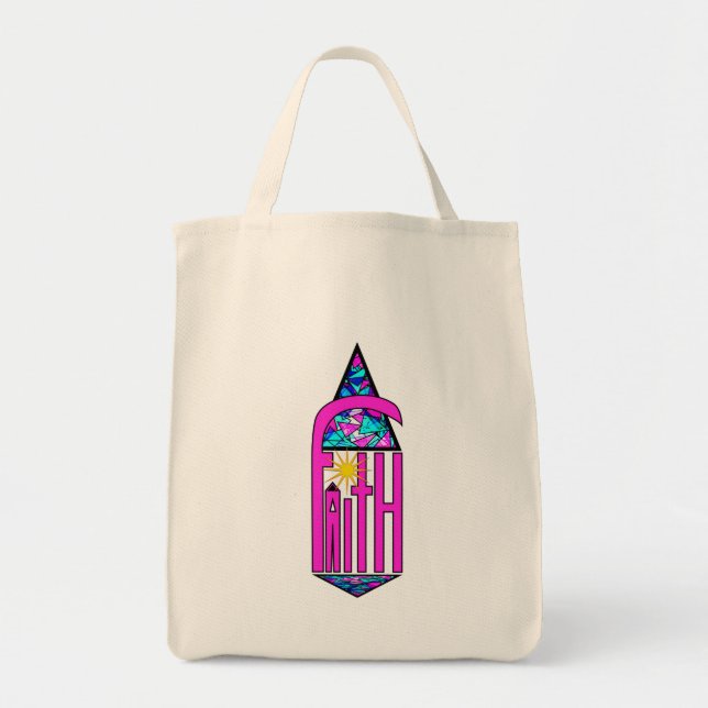 Faith ~ Steeple Tote Bag (Front)