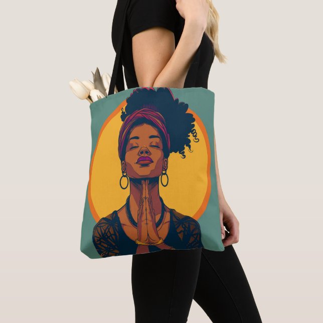 FAITH STEPS Tote Bag (Close Up)
