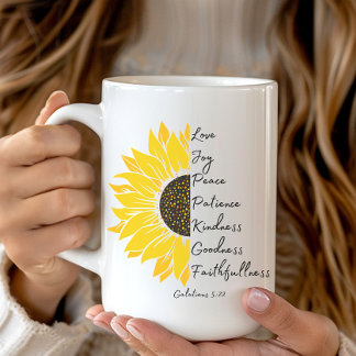 Faith & Sunflower Coffee Mug