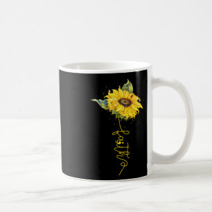 Faith Sunflower Semicolon Suicide Prevention Aware Coffee Mug
