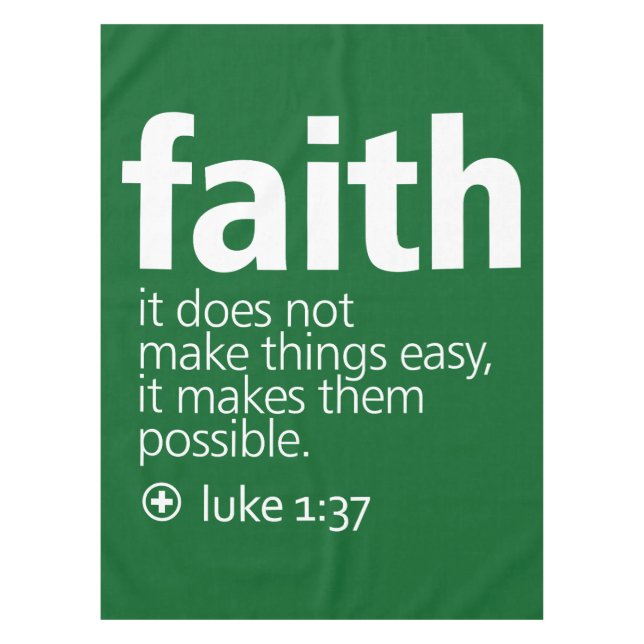 Faith Tablecloth (Front)