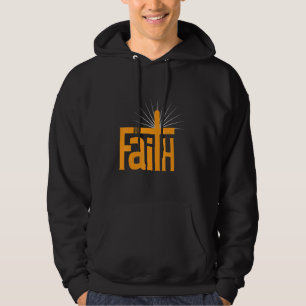 Faith Trust Cross Bible Verse Christian 1 Hoodie
