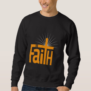 Faith Trust Cross Bible Verse Christian 1 Sweatshirt
