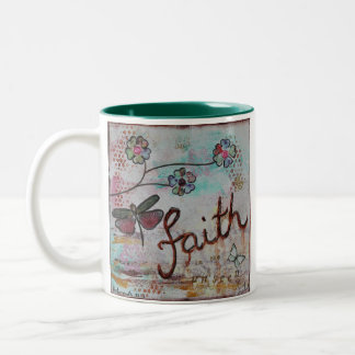 Faith Two-Tone Coffee Mug