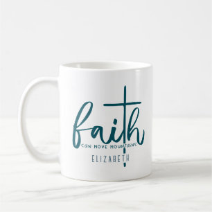 Faith Typography Personalised Coffee/Tea/Cocoa Mug