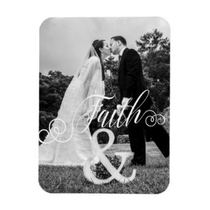 FAITH Typography Photo Overlay Magnet