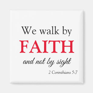 Faith Walk Bold and Trendy Magnet