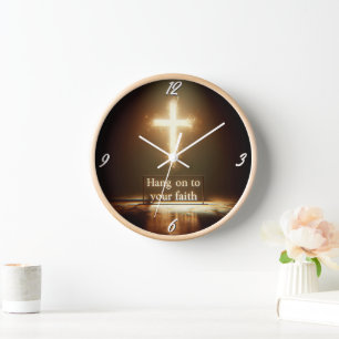 Faith Wall Clock