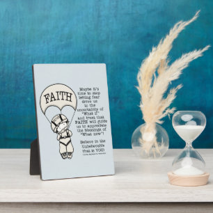 Faith Will Guide Plaque