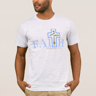 Faith With Wheat Cross Men's Tee