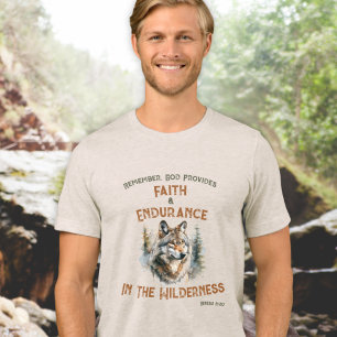Faith Wolf Christian  Tri-Blend Shirt