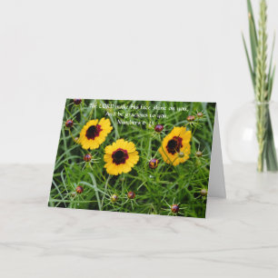 Faith Yellow Flowers Thank You Card