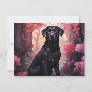 Faithful Among Flowers Postcard