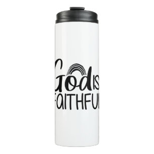 Faithful Gospel Graphics Faith Art Christian Fa Thermal Tumbler
