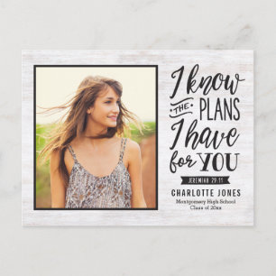 Faithful Grad Graduation Postcard