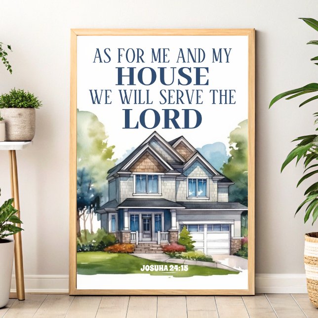 Faithful Home Joshua 24:15 Christian Wall Art (Creator Uploaded)