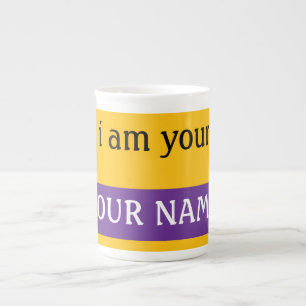 Faithful Son – Custom Name Inspirational Design Bone China Mug