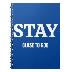 "Faithful Steps, Divine Guidance" spiritual cute Notebook