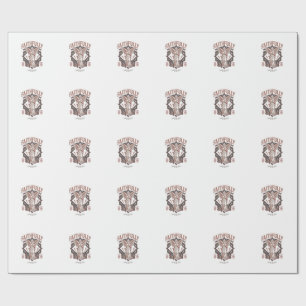 Faithfully Angel Vintage Engraving Christian T-Shi Wrapping Paper