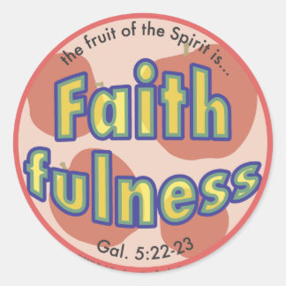 Faithfulness Fruit of the Spirit Spots Sticker