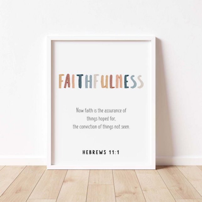 Faithfulness the fruit of the spirit poster (Creator Uploaded)
