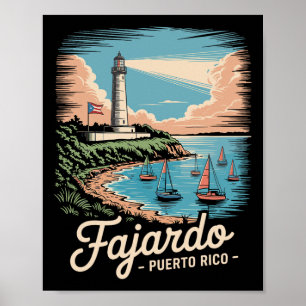 Fajardo Puerto Rico Souvenir Poster