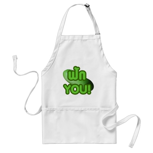 FAK YOU! ... Green Squash (Winter Melon) Standard Apron (Front)