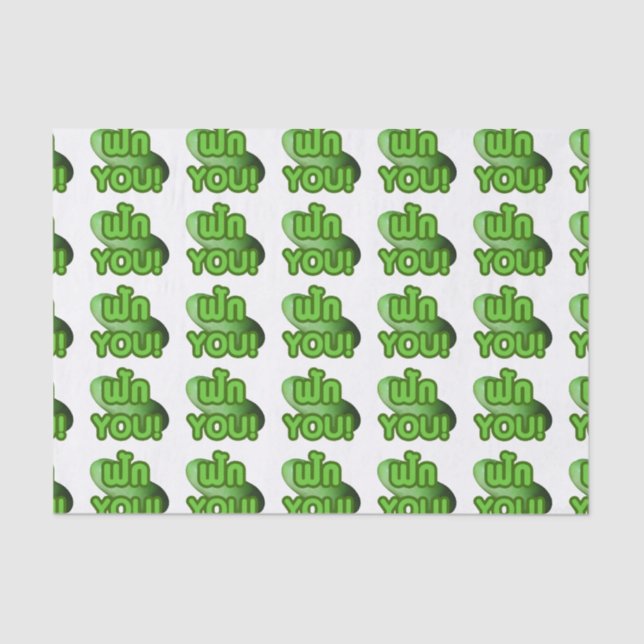 FAK YOU! ... Green Squash (Winter Melon) Tissue Paper (Front)