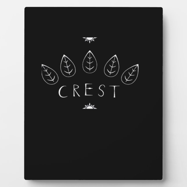 (Fake Band) Cottagecore Classic Plaque (Front)