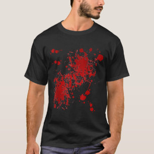 Fake Blood Splatter T-Shirt