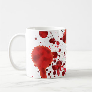 Fake Blood Splatters Coffee Mug