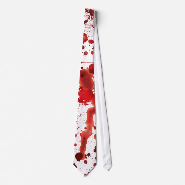 Fake Blood Splatters Tie (Front)
