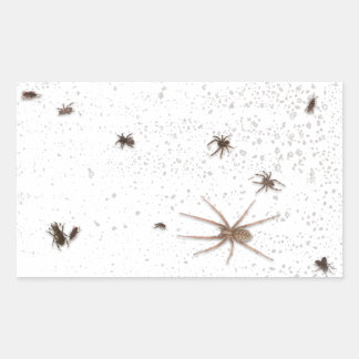 Fake Bugs On Screen Or Window Prank Rectangular Sticker