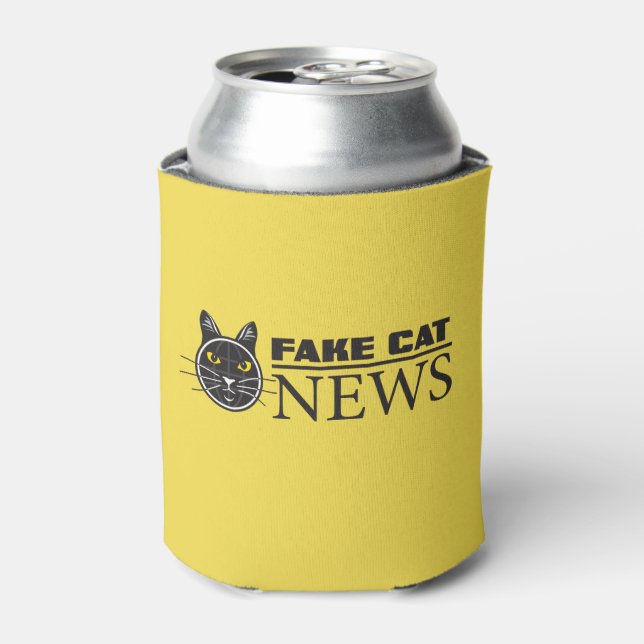 Fake Cat News Coozie (Can Front)