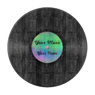 Fake Custom Vinyl Record Cutting Board