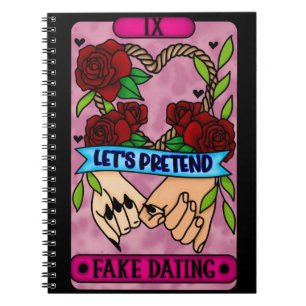 Fake Dating Tarot Notebook