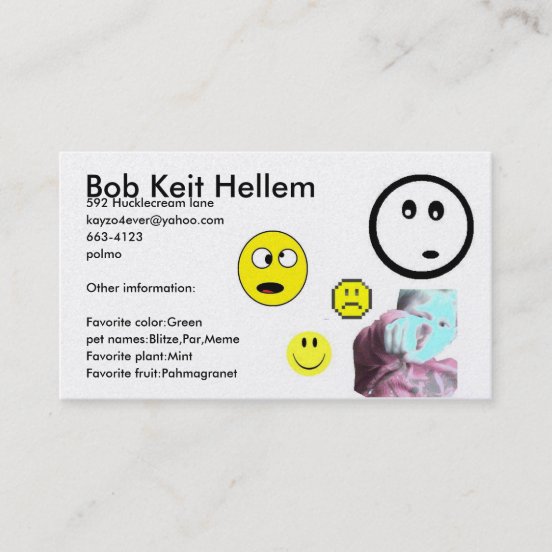 Fake Business Cards Zazzle AU