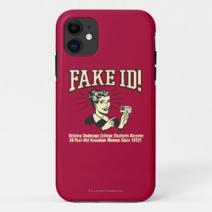 Fake ID: Underage College Hawaiian iPhone 11 Case